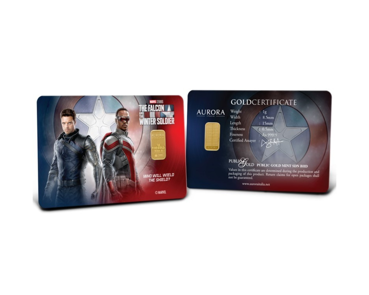 MARVEL x AURORA ITALIA (1g) 999.9 Marvel Collection - The